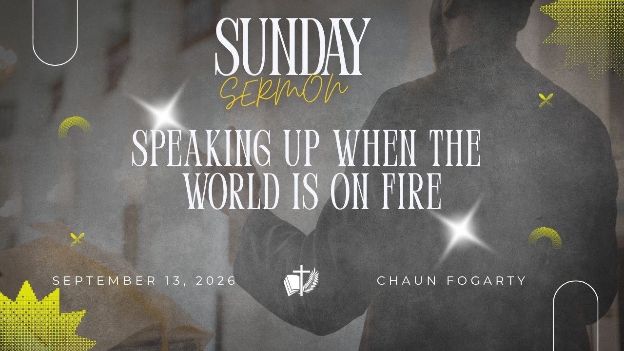 speaking up when the world is on fire